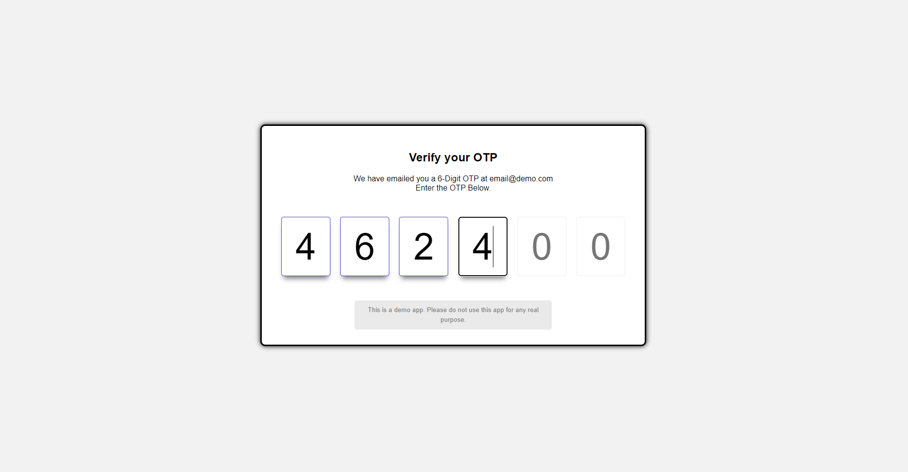 OTP Checker